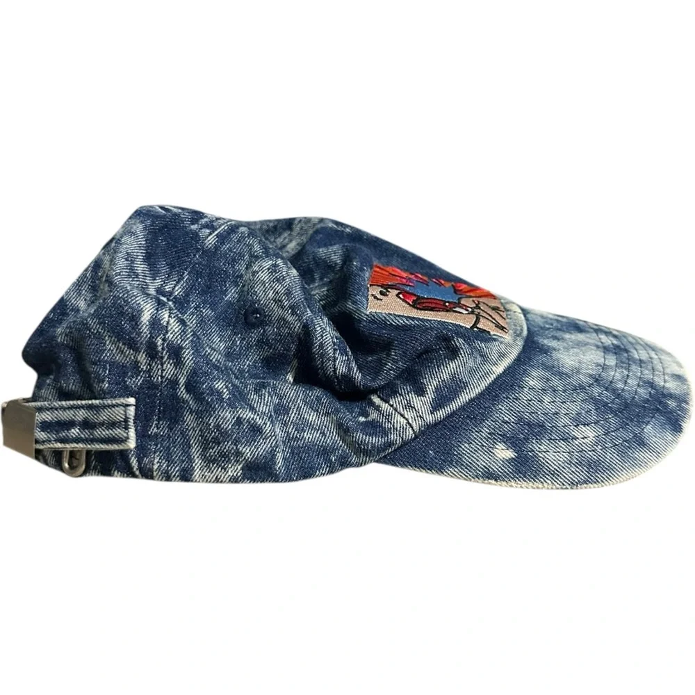 Black Keys Tie Dye Pokry Hat Blue Denim One Size